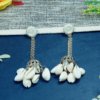Flower with Shells Jhumki - Image 3