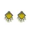 Yellow Square Studs - Image 3
