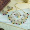 Multi-Coloured Choker with Earrings - Image 2