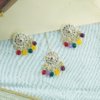 Multi-Coloured Choker with Earrings - Image 3
