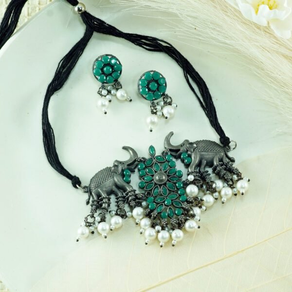 Antique Elephant Choker