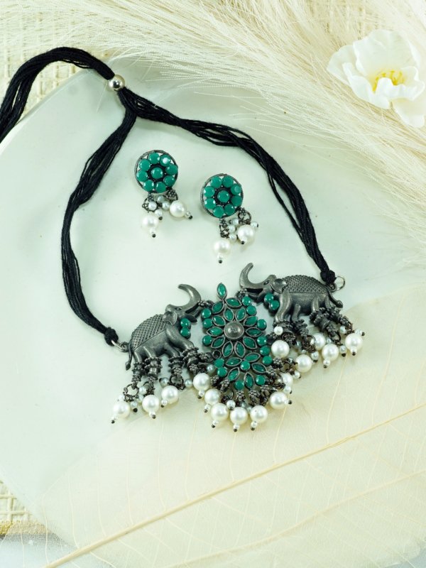 Antique Elephant Choker
