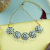 Pearly Girly Choker With Earrings - Image 2