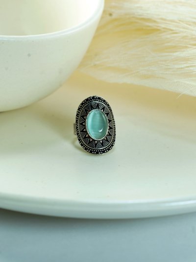 Big Monalisa Stone Finger Ring