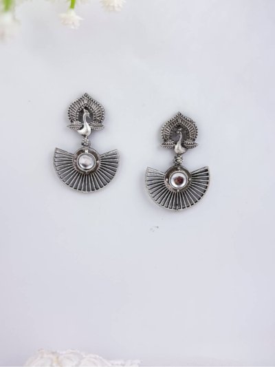 Peacock Drop Earrings