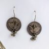 Oxidised Bird Ghungroo Earrings - Image 2